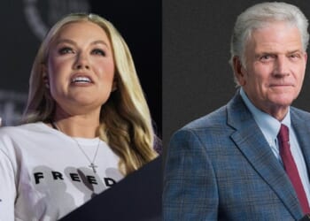 Erika Kirk Reads Resurrection Account at 'America Reads the Bible', Joined by Franklin Graham, More