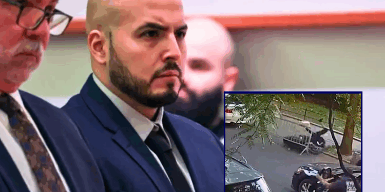 Fmr NYPD officer sentenced to 3–9 years following fatal ‘cooler-throwing’ incident – One America News Network