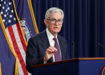 Federal Reserve Chair Jerome Powell speaks during a press conference following the Federal Open Markets Committee meeting at the Federal Reserve on March 18, 2026, in Washington, D.C.