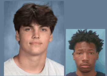 (L) Austin Metcalf. (Photo via: Jeff Metcalf) / (R) Karmelo Anthony. (Photo via: Collin County Jail)