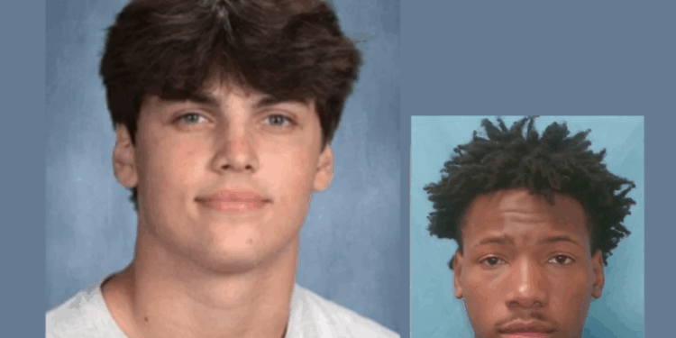 (L) Austin Metcalf. (Photo via: Jeff Metcalf) / (R) Karmelo Anthony. (Photo via: Collin County Jail)