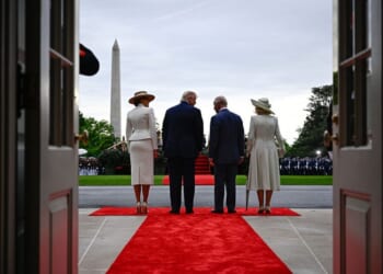 King Charles and Queen Camilla arrive at WH for State Arrival Ceremony – One America News Network