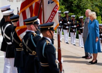 King Charles and Queen Camilla lay wreath at Arlington National Cemetery on last day of U.S. visit – One America News Network