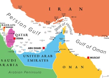 uae on map