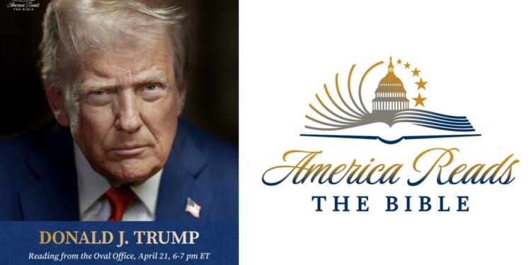 Trump Reads Bible Aloud from the Oval Office: 'Then Will I Hear from Heaven... and Heal Their Land'