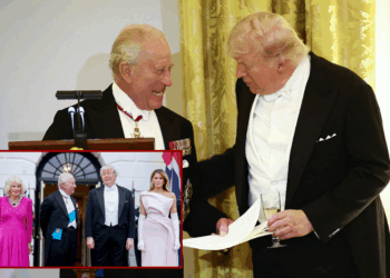 (Background) US President Donald Trump and Britain