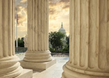 Capitol Building from the Supreme Court