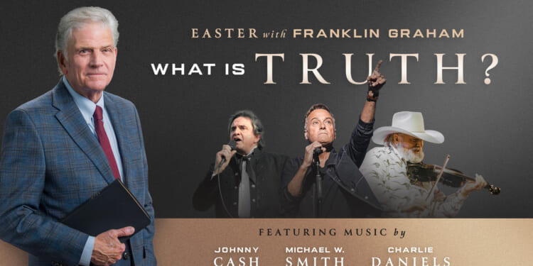 'What Is Truth?' Franklin Graham Sharing the Gospel on CBN Newschannel This Easter