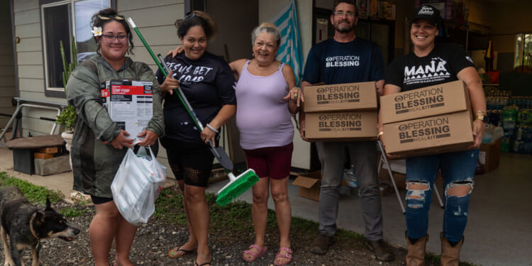 After Disaster Strikes, the Church Responds: Operation Blessing Serves Hawaii Flood Survivors